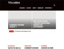 Tablet Screenshot of blog.leuromag.com
